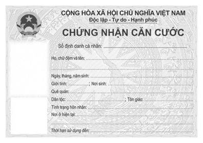 Bộ Công an chính thức ban hành mẫu thẻ căn cước, mẫu giấy chứng nhận căn cước được sử dụng từ ngày 1/7 tới đây -0