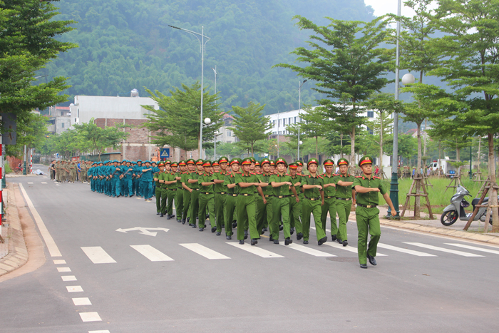 Lực lượng tham gia bảo vệ an ninh, trật tự ở cơ sở sẵn sàng nhận nhiệm vụ -0