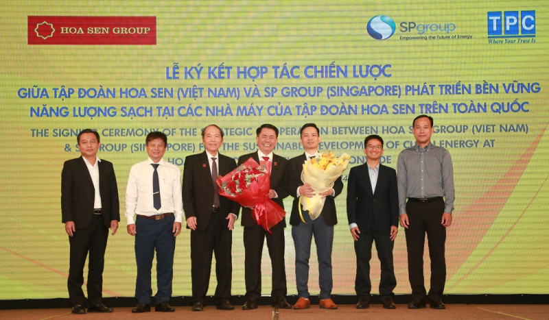 Tập đoàn Hoa Sen và Sp Group hợp tác phát triển bền vững năng lượng sạch -0