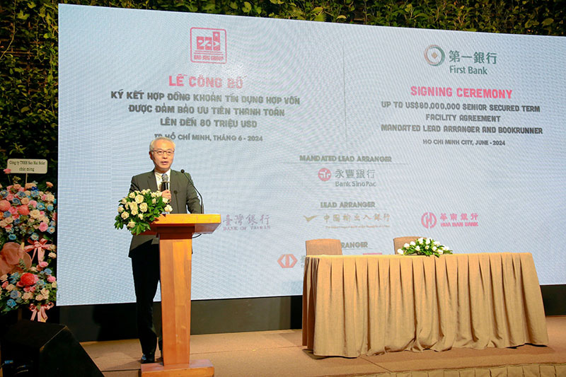 Lễ ký kết hợp đồng tín dụng hợp vốn lên đến 80 triệu USD giữa Sao Mai Group và Ngân hàng First Commercial Bank -0