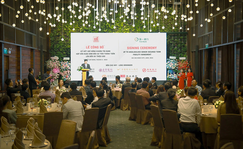 Lễ ký kết hợp đồng tín dụng hợp vốn lên đến 80 triệu USD giữa Sao Mai Group và Ngân hàng First Commercial Bank -1