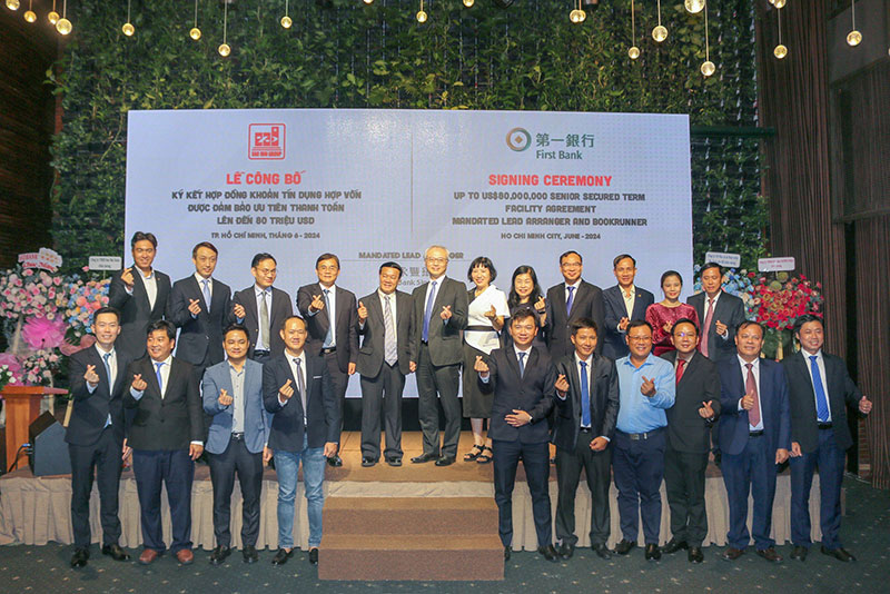 Lễ ký kết hợp đồng tín dụng hợp vốn lên đến 80 triệu USD giữa Sao Mai Group và Ngân hàng First Commercial Bank -0