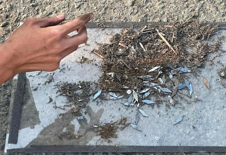 Tái xuất hiện “đinh tặc” trên quốc lộ 1 khiến người đi đường lo lắng -3