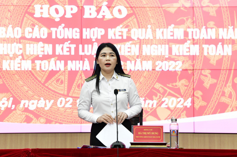 Kiểm toán nhà nước họp báo công khai kết quả kiểm toán năm 2023 -0