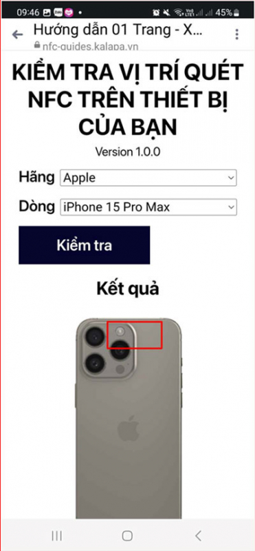 Về trang web hướng dẫn quét chip NFC trong 1 phút -0