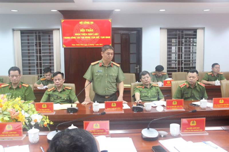 Hoàn thiện pháp luật trong công tác thi hành tạm giữ, tạm giam -0