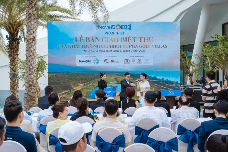 NovaWorld Phan Thiet bàn giao biệt thự PGA Golf Villas, liên tục đón chào cư dân về nhận nhà -0