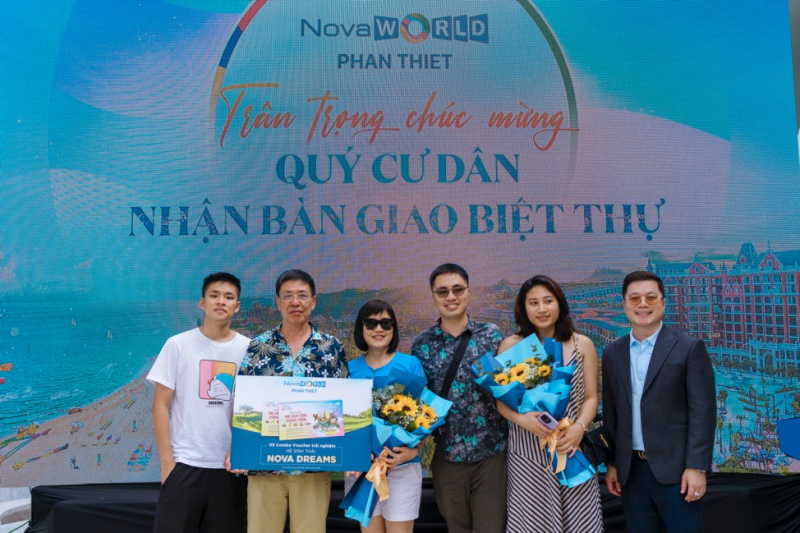 NovaWorld Phan Thiet bàn giao biệt thự PGA Golf Villas, liên tục đón chào cư dân về nhận nhà -0