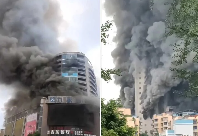 Cháy lớn tại trung tâm thương mại ở Tứ Xuyên, ít nhất 6 người thiệt mạng -0