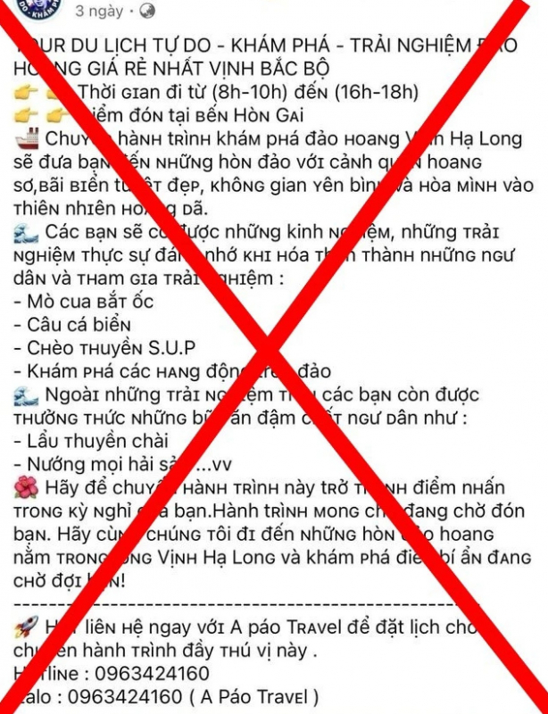 Xử lý hành vi có dấu hiệu lừa đảo du khách đến Hạ Long -0