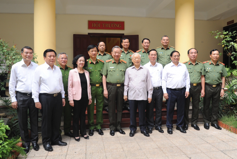 Dấu ấn của Tổng Bí thư Nguyễn Phú Trọng tại các hội nghị Đảng uỷ Công an Trung ương -1