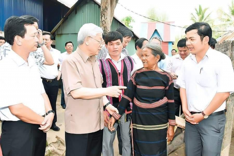 Tổng Bí Thư Nguyễn Phú Trọng trong lòng đồng bào các dân tộc Tây Nguyên -0