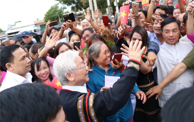 Tổng Bí Thư Nguyễn Phú Trọng trong lòng đồng bào các dân tộc Tây Nguyên -0