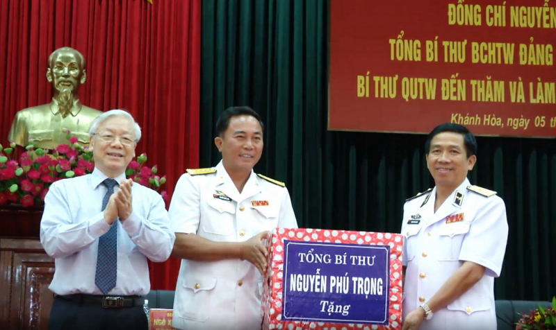 Cán bộ, chiến sĩ ở Trường Sa luôn tâm nguyện khắc ghi lời dạy của Tổng Bí thư Nguyễn Phú Trọng -0