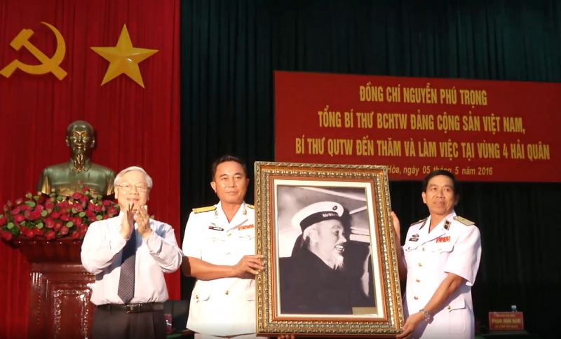 Cán bộ, chiến sĩ ở Trường Sa luôn tâm nguyện khắc ghi lời dạy của Tổng Bí thư Nguyễn Phú Trọng -0