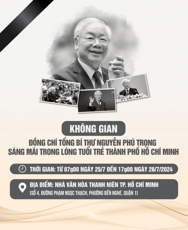 “Đồng chí Tổng Bí thư Nguyễn Phú Trọng sáng mãi trong lòng tuổi trẻ TP Hồ Chí Minh” -0