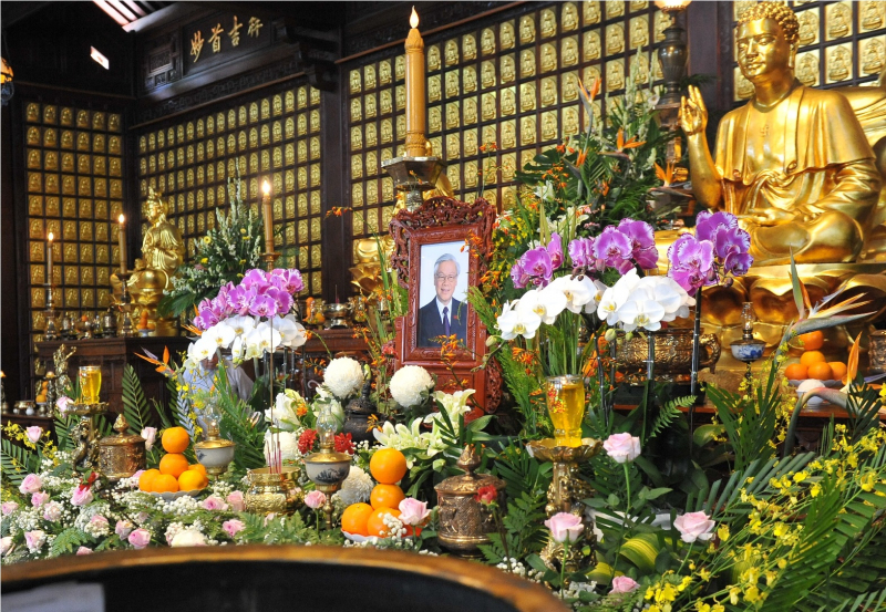 Tăng ni phật tử Đắk Lắk cầu siêu tưởng niệm cố Tổng Bí thư Nguyễn Phú Trọng -0