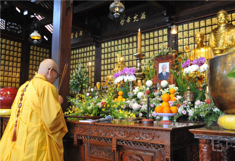 Tăng ni phật tử Đắk Lắk cầu siêu tưởng niệm cố Tổng Bí thư Nguyễn Phú Trọng -0