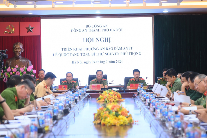Công an Thủ đô bảo vệ tuyệt đối an toàn Lễ Quốc tang đồng chí Tổng Bí thư Nguyễn Phú Trọng -0