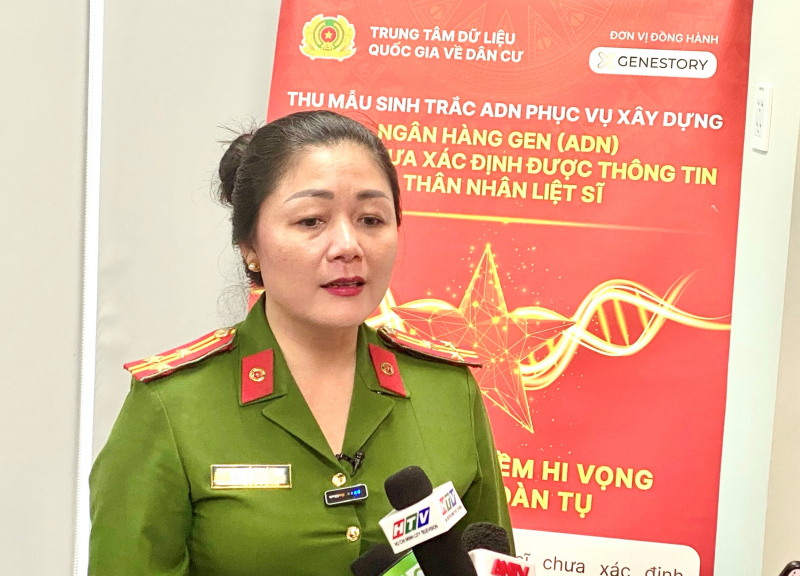 Thu mẫu Gen cho thân nhân liệt sĩ chưa xác định được danh tính -0