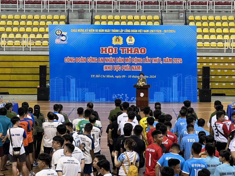 Khai mạc Hội thao Công đoàn Công an nhân dân khu vực phía Nam -0