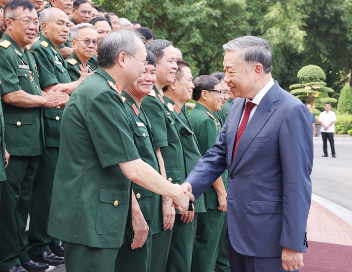 Tổng Bí thư, Chủ tịch nước Tô Lâm gặp mặt đoàn cựu chiến binh Sư đoàn 308 -0