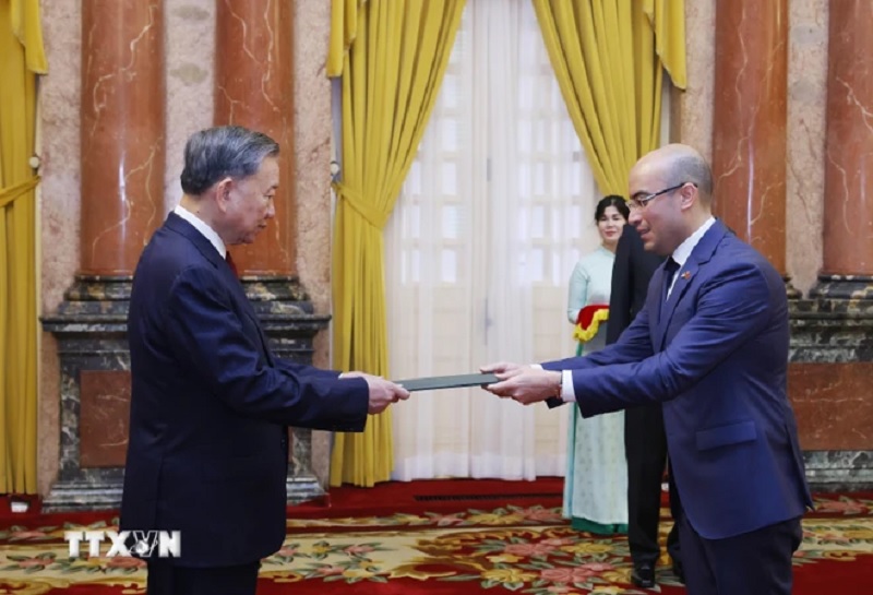 Tổng Bí thư, Chủ tịch nước Tô Lâm tiếp Đại sứ các nước trình Quốc thư -0