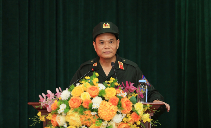 Đoàn đại biểu cán bộ quy hoạch Ủy viên Trung ương Đảng khóa XIV tham quan thực tế tại Bộ Tư lệnh CSCĐ -0