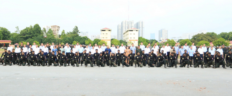 Đoàn đại biểu cán bộ quy hoạch Ủy viên Trung ương Đảng khóa XIV tham quan thực tế tại Bộ Tư lệnh CSCĐ -0