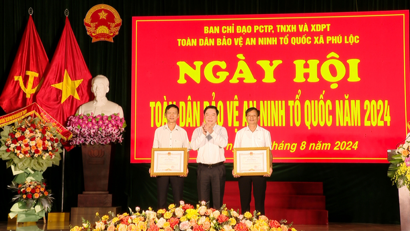 Bộ Công an tổ chức Ngày hội Toàn dân bảo vệ an ninh Tổ quốc năm 2024 tại xã Phú Lộc, huyện Nho Quan -0