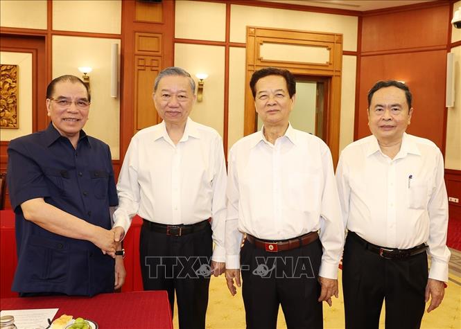 Tổng Bí thư, Chủ tịch nước Tô Lâm chủ trì Hội nghị gặp mặt các đồng chí lãnh đạo, nguyên lãnh đạo Đảng, Nhà nước -0