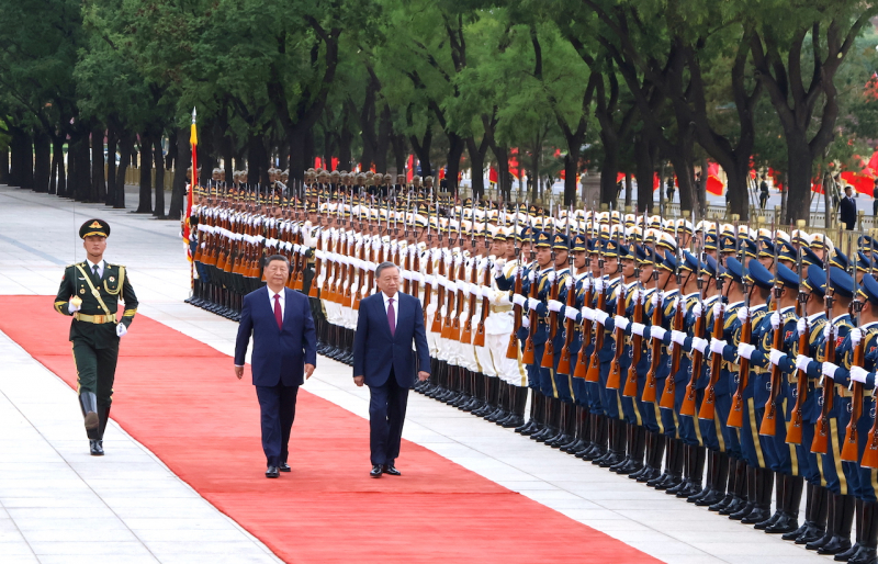 Trang trọng Lễ đón chính thức Tổng Bí thư, Chủ tịch nước Tô Lâm tại Bắc Kinh, Trung Quốc -0