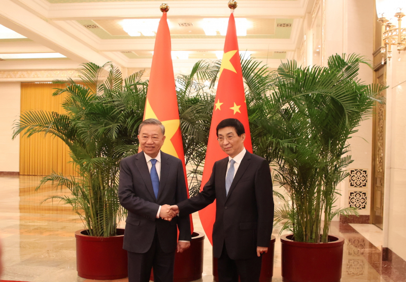 Tổng Bí thư, Chủ tịch nước Tô Lâm hội kiến Chủ tịch Chính hiệp Toàn quốc Trung Quốc Vương Hộ Ninh -0