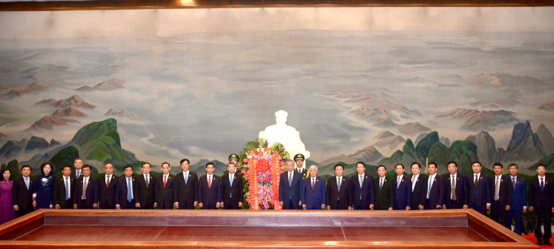 Tổng Bí thư, Chủ tịch nước Tô Lâm hội kiến Uỷ viên trưởng Nhân đại toàn quốc Trung Quốc Triệu Lạc Tế -0