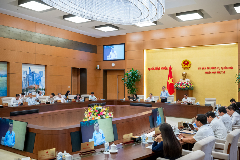 Chất vấn lĩnh vực ANTT, an toàn xã hội tại Phiên họp 36 của Uỷ ban Thường vụ Quốc hội -0