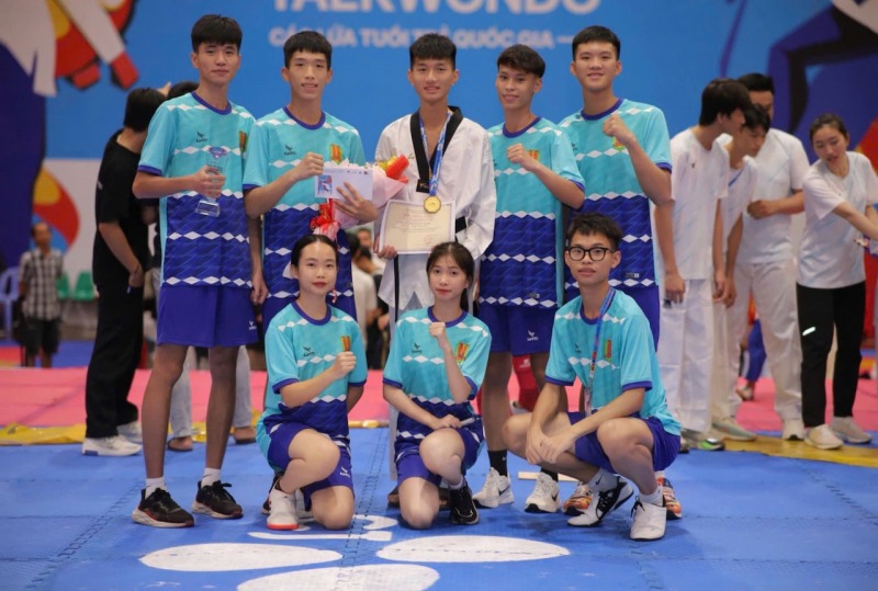 Public Security Taekwondo Team wins 2 golds at National Age Groups Taekwondo Championship -0