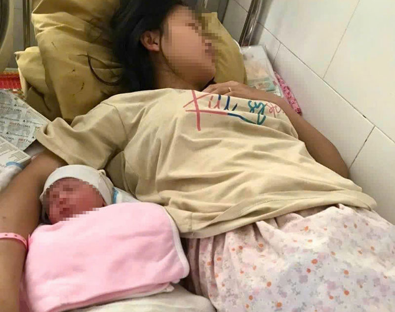 CSGT kịp thời hỗ trợ đưa sản phụ tới bệnh viện để sinh con trong đêm -0