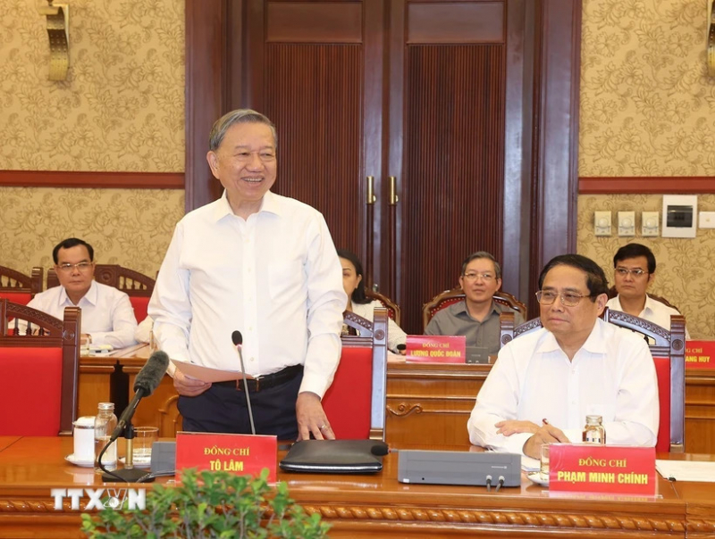 Tổng Bí thư, Chủ tịch nước phát biểu tại cuộc họp Tiểu ban Văn kiện Đại hội XIV -0
