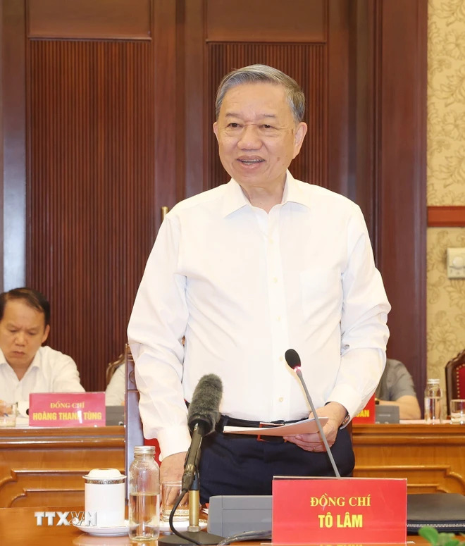 Tổng Bí thư, Chủ tịch nước phát biểu tại cuộc họp Tiểu ban Văn kiện Đại hội XIV -0