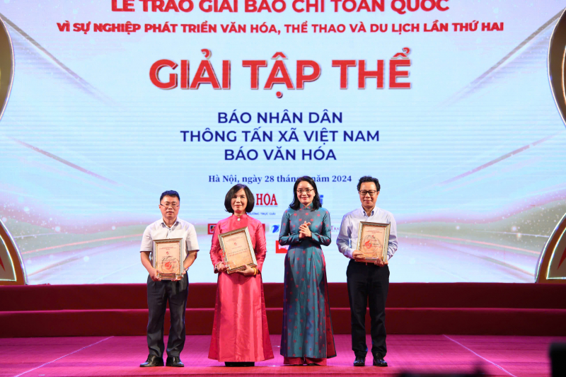 Trao Giải Báo chí toàn quốc “Vì sự nghiệp phát triển Văn hóa, Thể thao và Du lịch” lần thứ hai -0