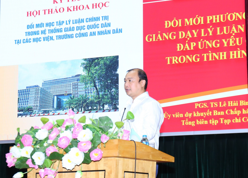 Đổi mới học tập lý luận chính trị trong hệ thống giáo dục quốc dân tại các học viện, trường CAND -0