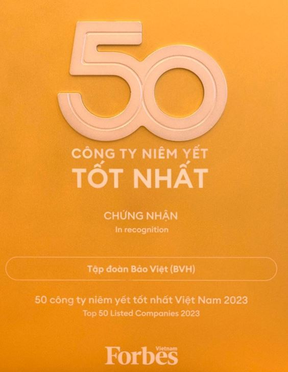 Bảo Việt - 11 năm liên tiếp trong “Danh sách 50 công ty niêm yết tốt nhất” -0