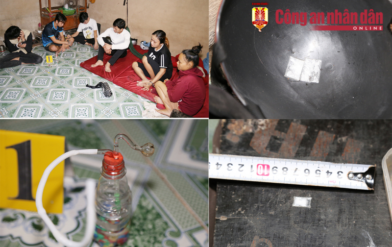 Bắt quả tang 6 đối tượng đang “phê đá” tại nhà -0