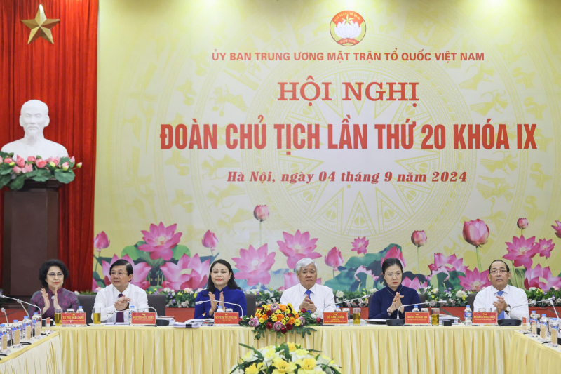 Hội nghị Đoàn Chủ tịch Ủy ban Trung ương MTTQ Việt Nam lần thứ 20, khóa IX -0