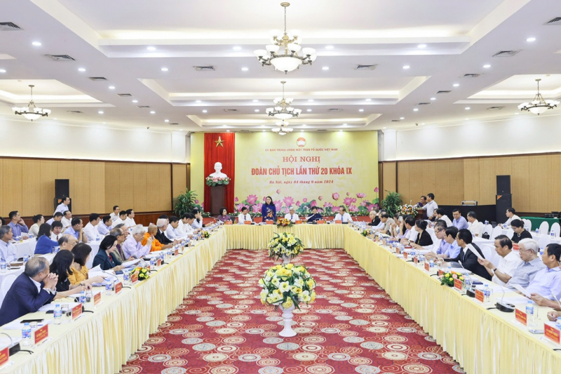 Hội nghị Đoàn Chủ tịch Ủy ban Trung ương MTTQ Việt Nam lần thứ 20, khóa IX -0
