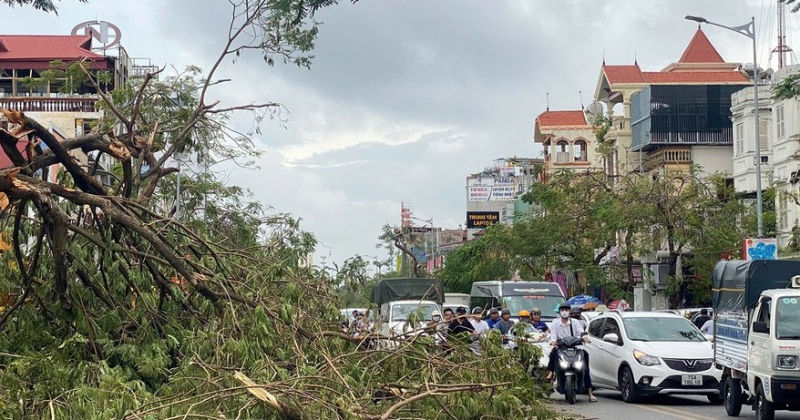 Hải Phòng vẫn ngổn ngang sau bão -0
