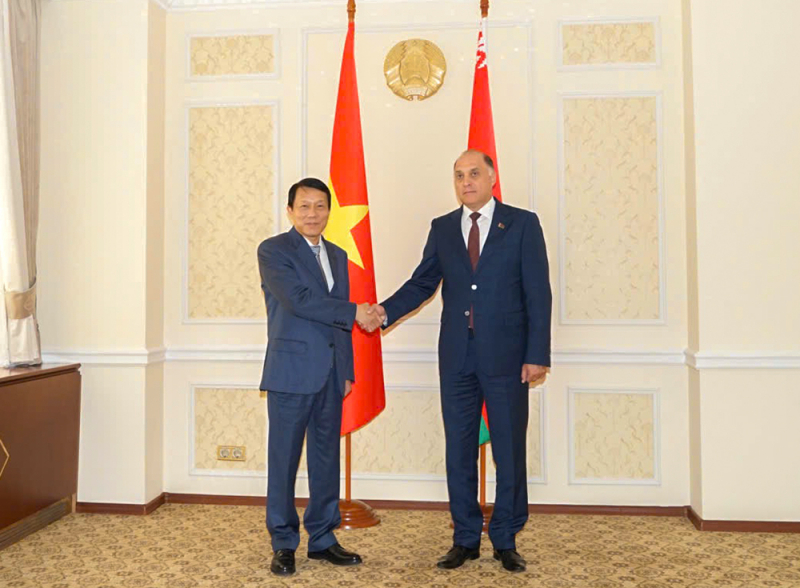 Không ngừng củng cố, tăng cường và phát triển quan hệ hợp tác với các đối tác Belarus -0