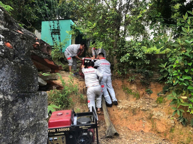 Vẫn còn 3.275 trạm thu phát sóng di động chưa khôi phục được thông tin liên lạc -0