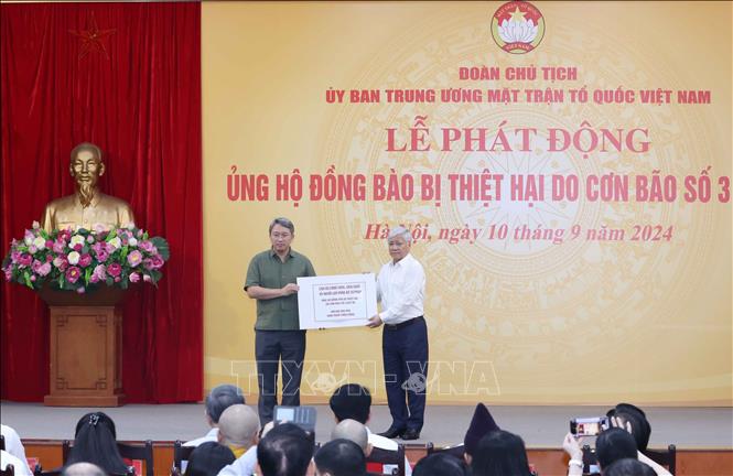 Tổng Bí thư, Chủ tịch nước Tô Lâm dự Lễ phát động ủng hộ đồng bào bị thiệt hại do bão số 3 -1