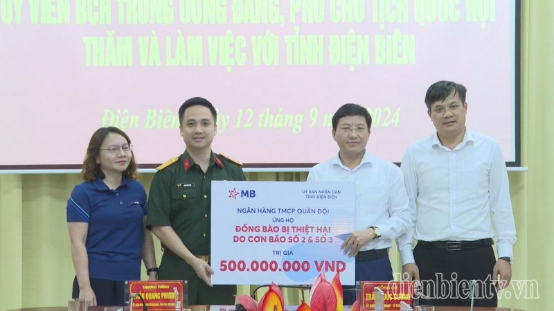 MB sẻ chia cùng đồng bào bị ảnh hưởng sau cơn bão số 3 -1